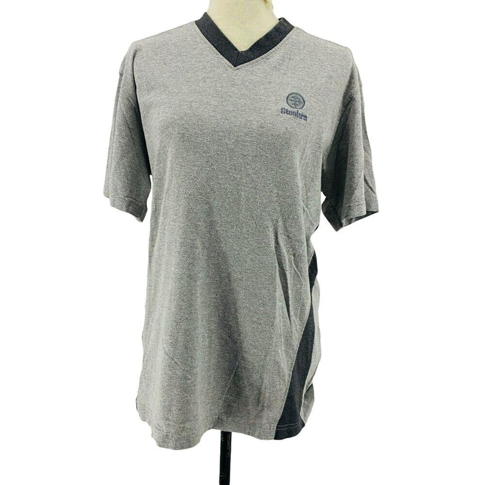 NFL Mens Pittsburgh Steelers V Neck Short Sleeve Tee Medium